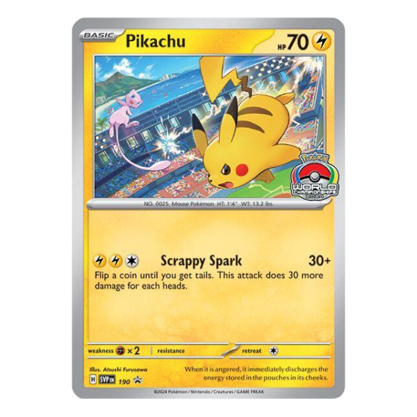 Pikachu #190 Pokemon Promo